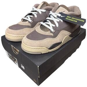 NWB Jordan 4 RM (GS) Sneakers - Ironstone/Olive - 1.5Y